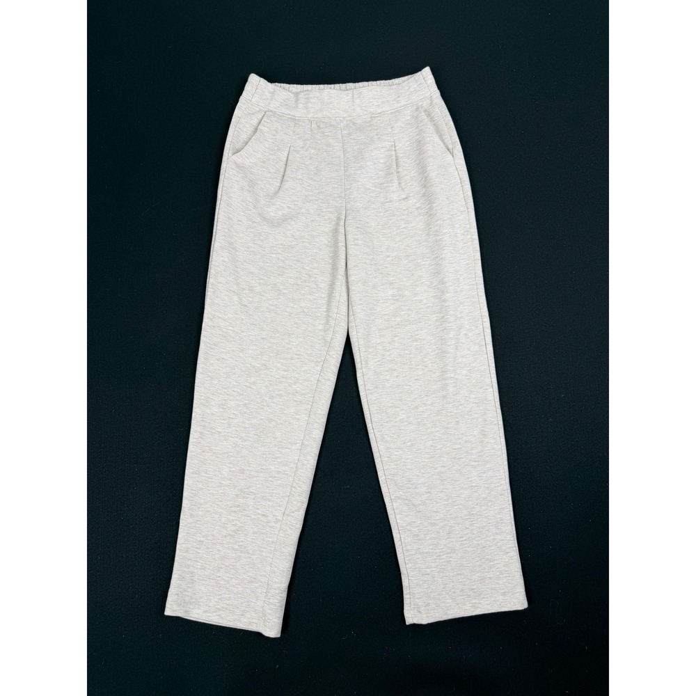 Yogalicious Scuba Boss Straight Leg Pant Oatmeal Heather Size M High Rise